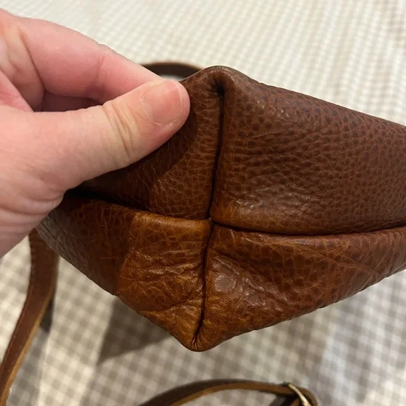 Brown Leather Bucket Bag - Picture 3 of 8